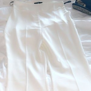 Fashion Nova White Wide Leg Pants